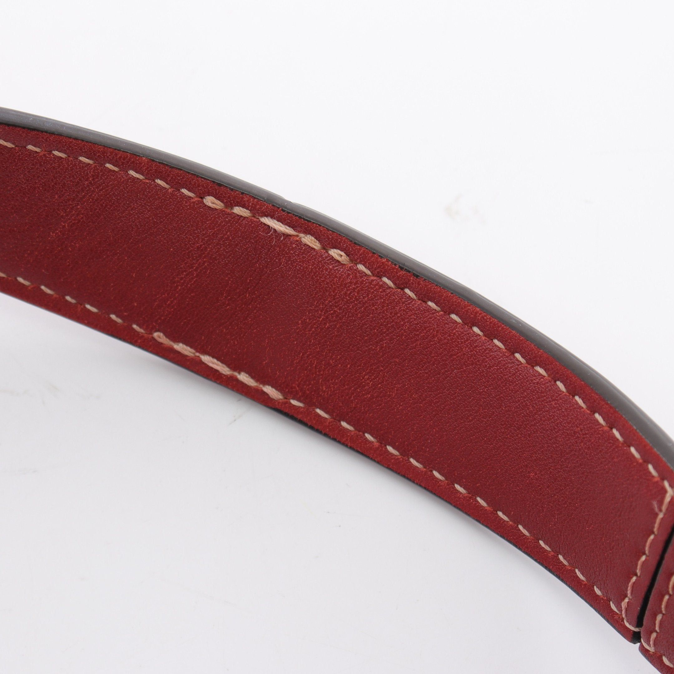 Celine Celine Trifold Medium Shoulder Bag Tote Leather Red Brown Size ONE SIZE - 6 Thumbnail