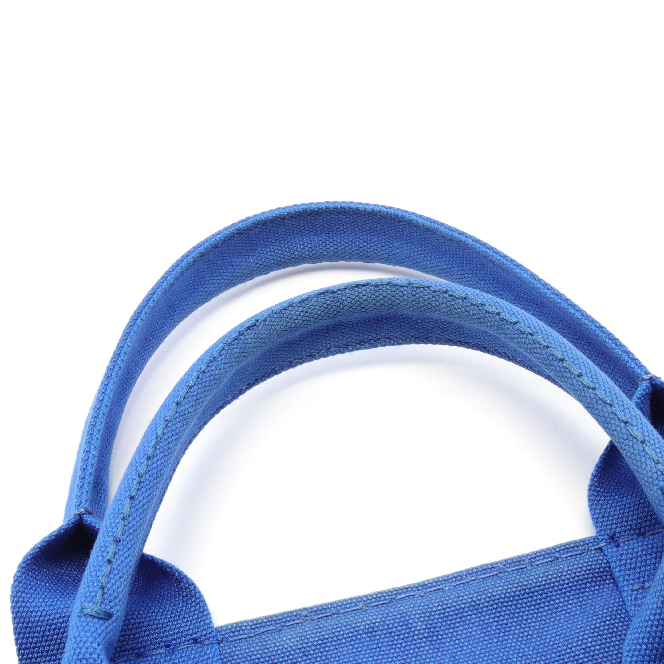 Prada Prada Canapa Kanapa Handbag Tote Bag Canvas Blue Size ONE SIZE - 8 Thumbnail