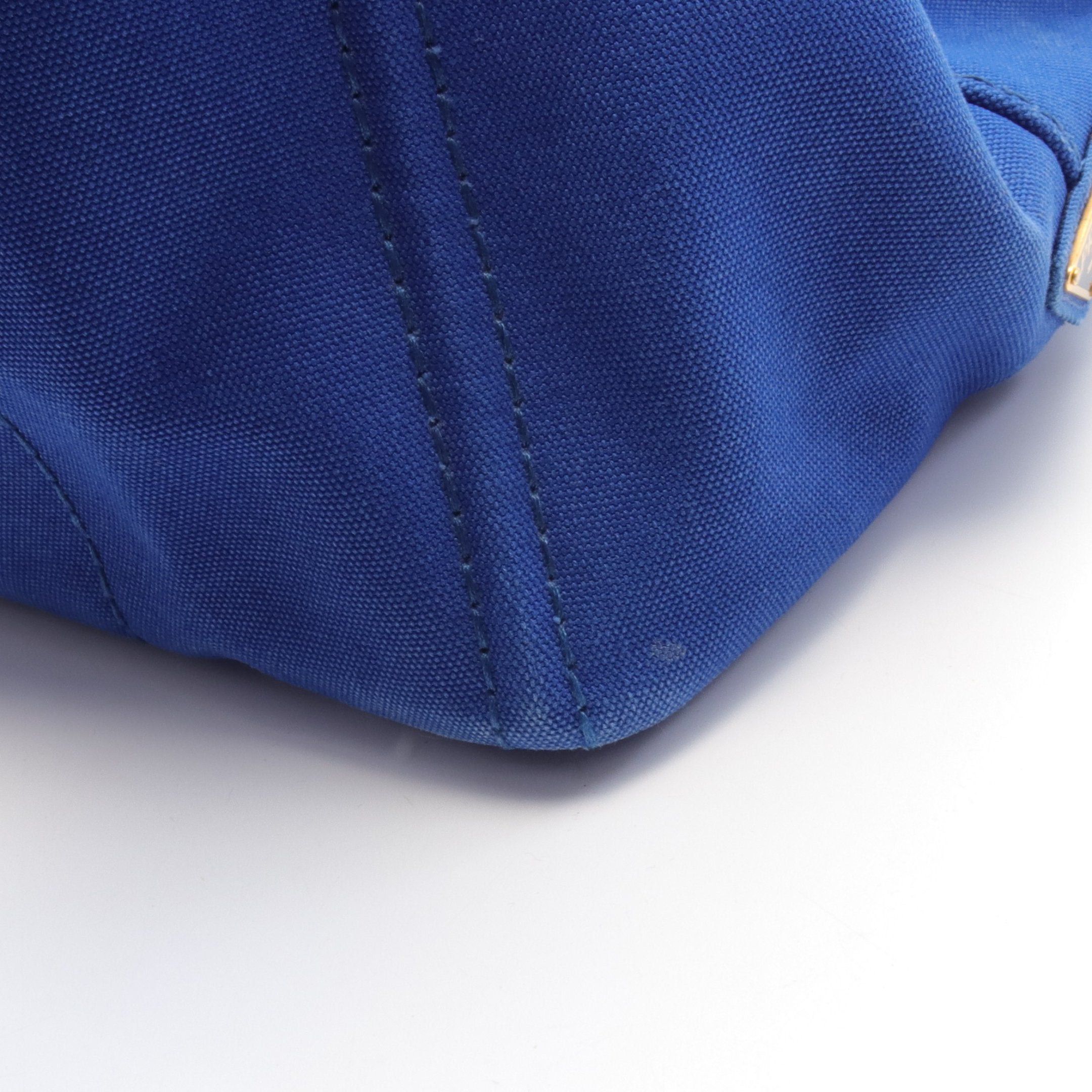 Prada Prada Canapa Kanapa Handbag Tote Bag Canvas Blue Size ONE SIZE - 10 Thumbnail