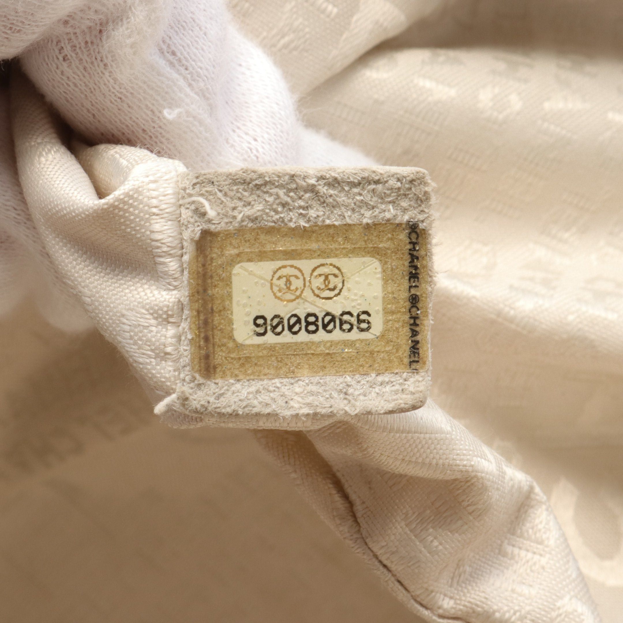 Chanel Chanel Chocolate Bar Mini Boston Bag Soft Caviar Skin Off White Silver Hardware Size ONE SIZE - 5 Thumbnail