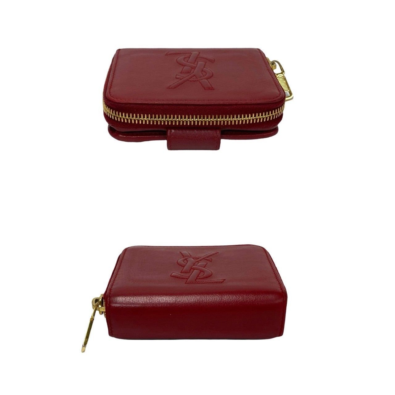 Yves Saint Laurent Yves Saint Laurent Wallet Red Leather Size ONE SIZE - 5 Thumbnail