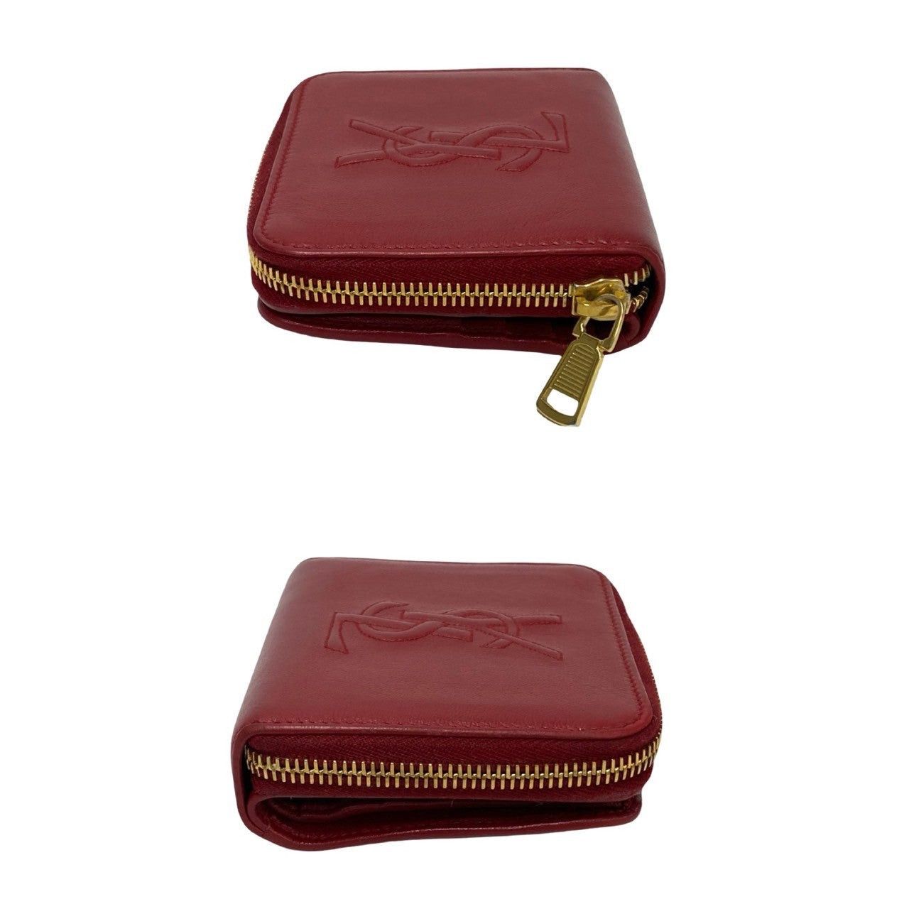 Yves Saint Laurent Yves Saint Laurent Wallet Red Leather Size ONE SIZE - 4 Thumbnail