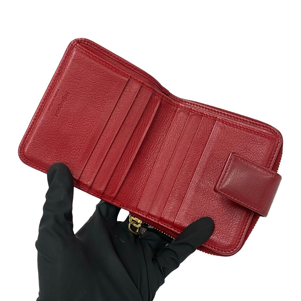Yves Saint Laurent Yves Saint Laurent Wallet Red Leather Size ONE SIZE - 6 Thumbnail