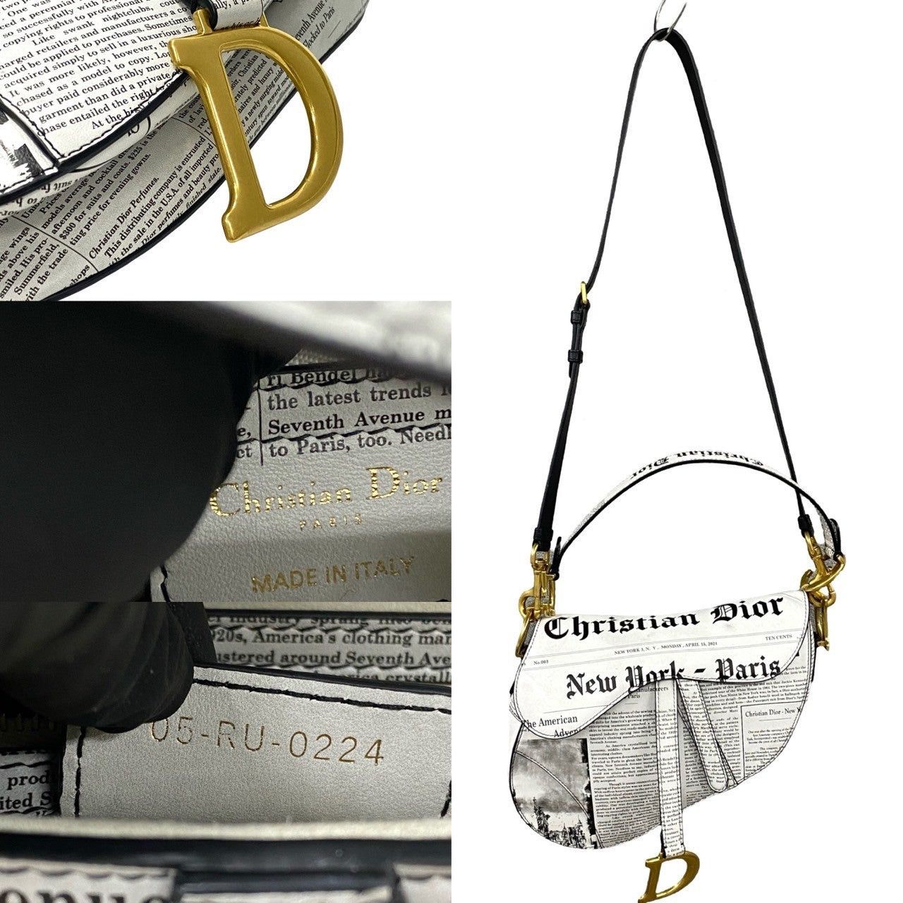 Dior Dior Shoulder Bag White Leather Size ONE SIZE - 3 Thumbnail