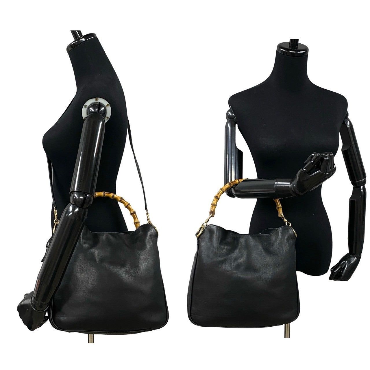 Gucci Gucci Shoulder Bag Black Leather Size ONE SIZE - 2 Thumbnail
