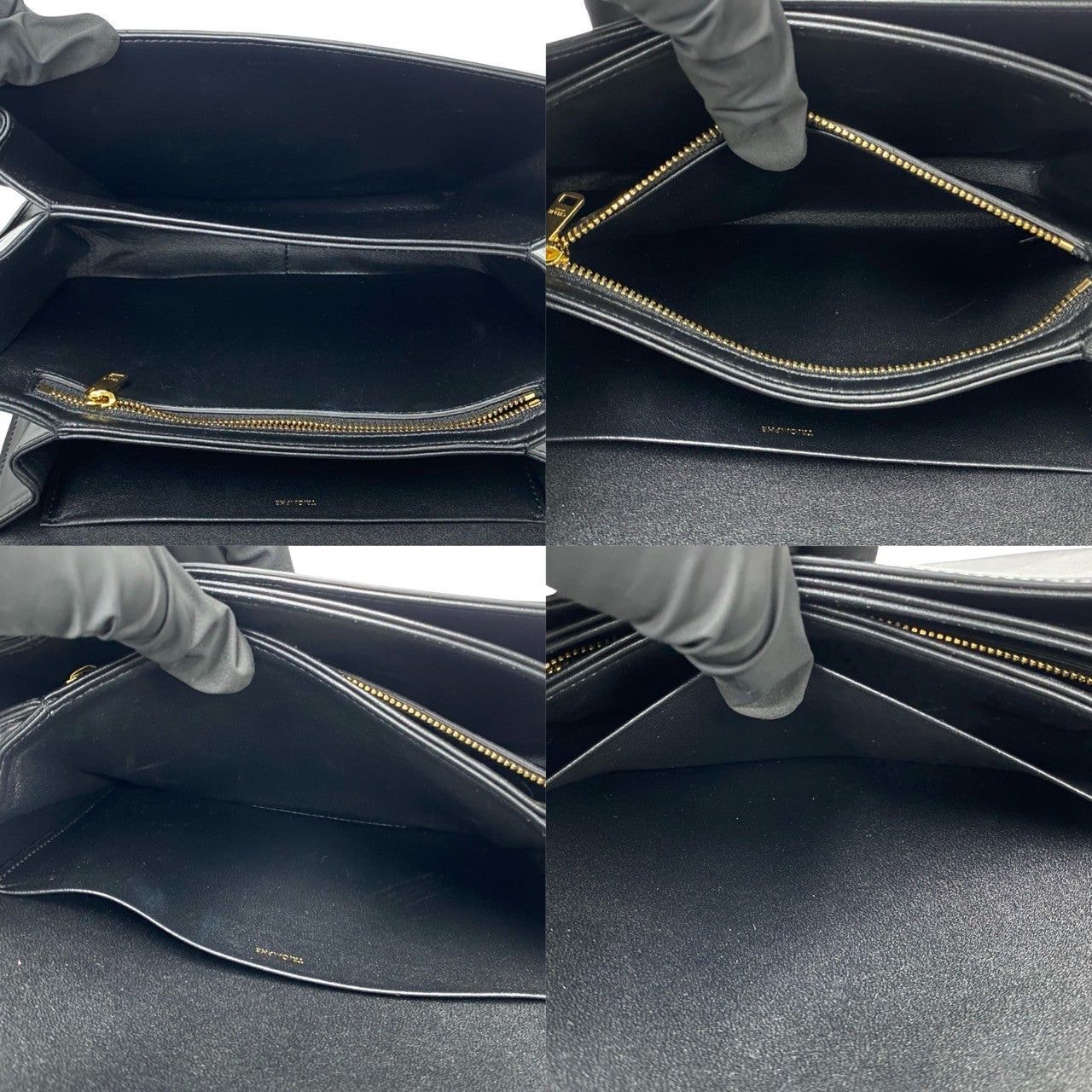 Celine Celine Shoulder Bag Black Leather Size ONE SIZE - 8 Thumbnail