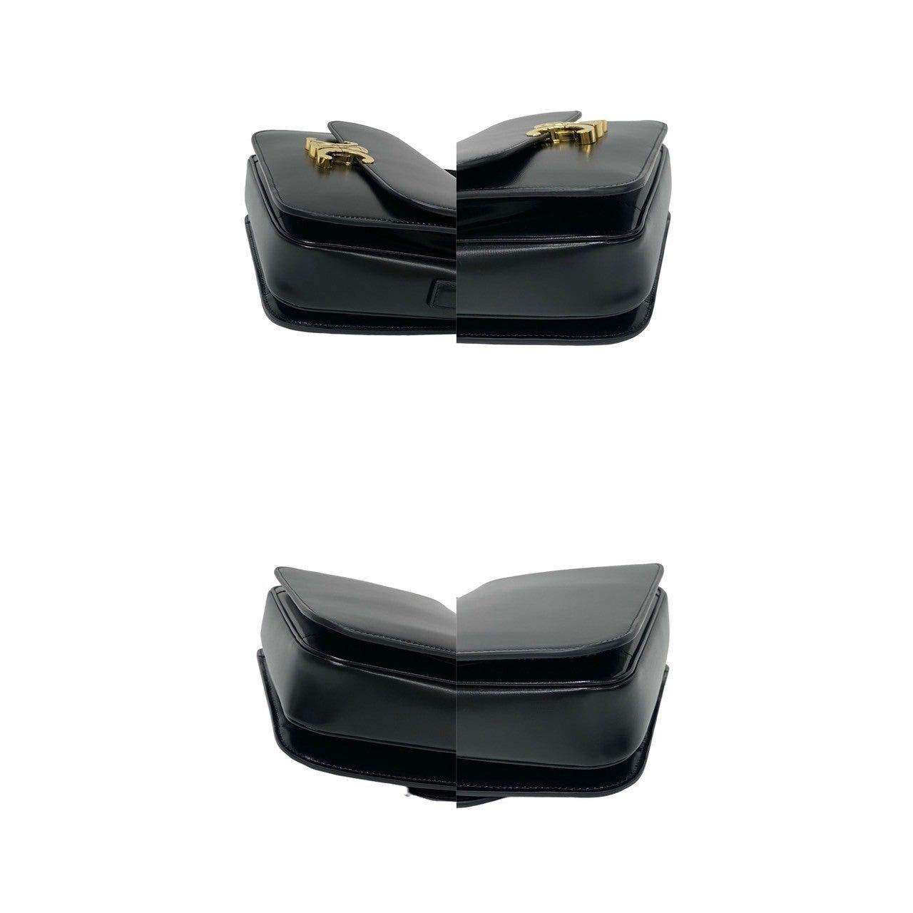 Celine Celine Shoulder Bag Black Leather Size ONE SIZE - 6 Thumbnail