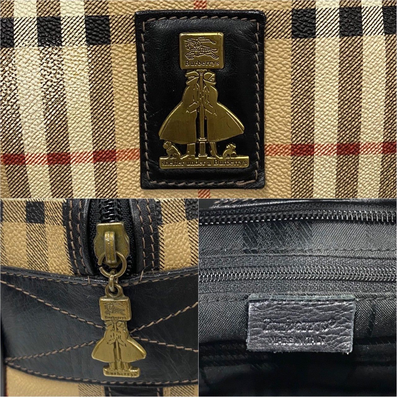 Burberry Burberry Handbag Beige Leather Size ONE SIZE - 2 Thumbnail