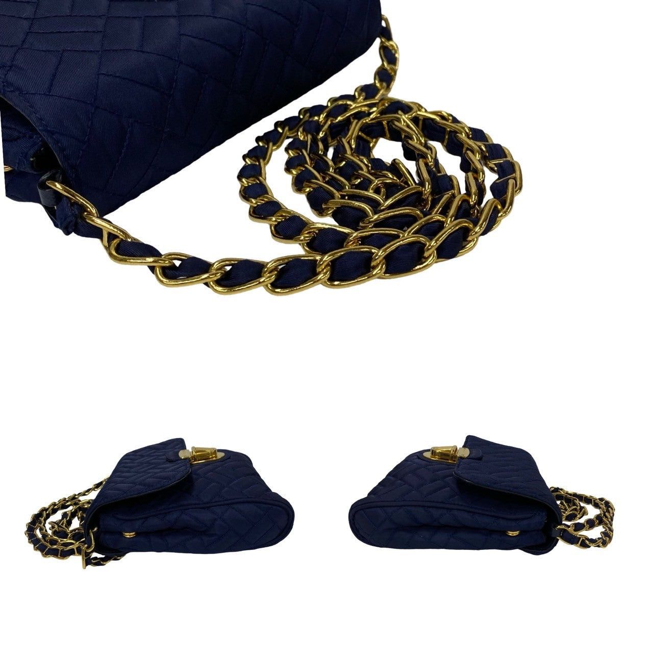 Prada Prada Shoulder Bag Navy Nylon Size ONE SIZE - 5 Thumbnail