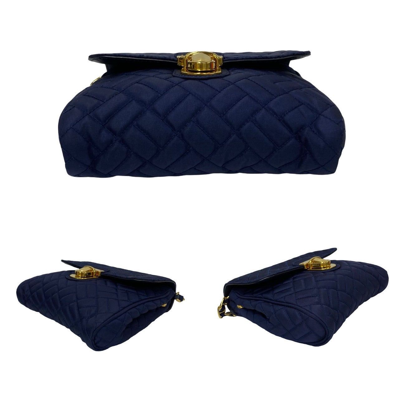 Prada Prada Shoulder Bag Navy Nylon Size ONE SIZE - 6 Thumbnail