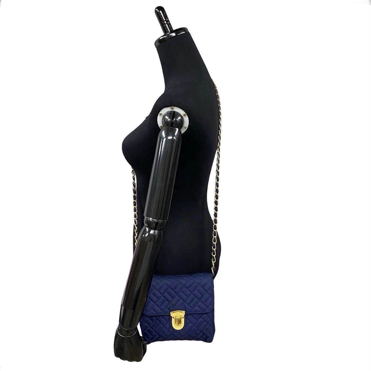 Prada Prada Shoulder Bag Navy Nylon Size ONE SIZE - 2 Thumbnail