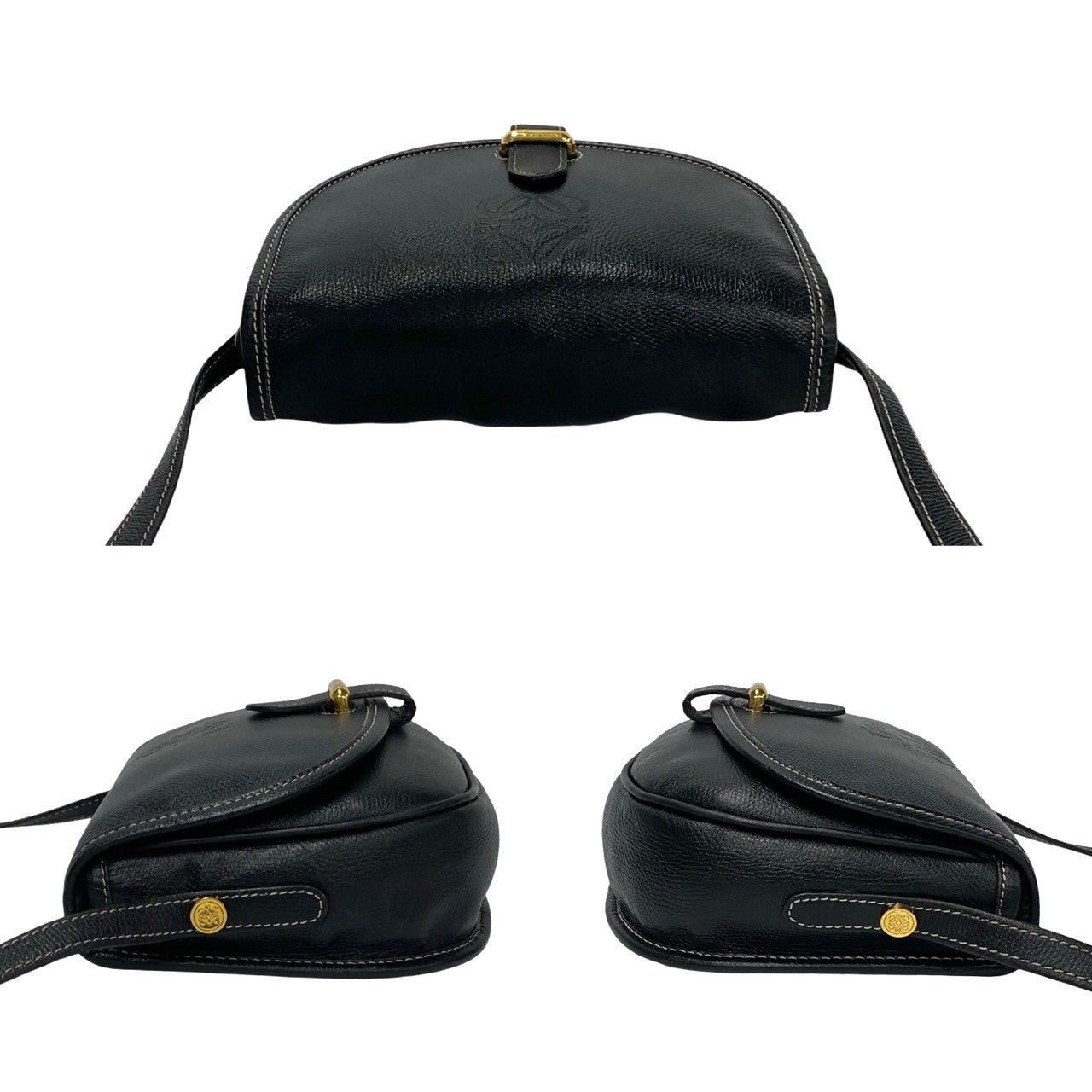 Loewe Loewe Shoulder Bag Black Leather Size ONE SIZE - 5 Thumbnail