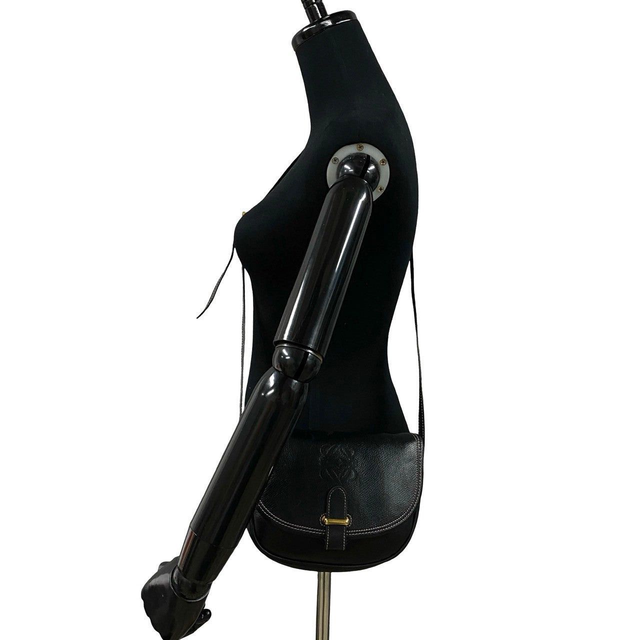Loewe Loewe Shoulder Bag Black Leather Size ONE SIZE - 2 Thumbnail