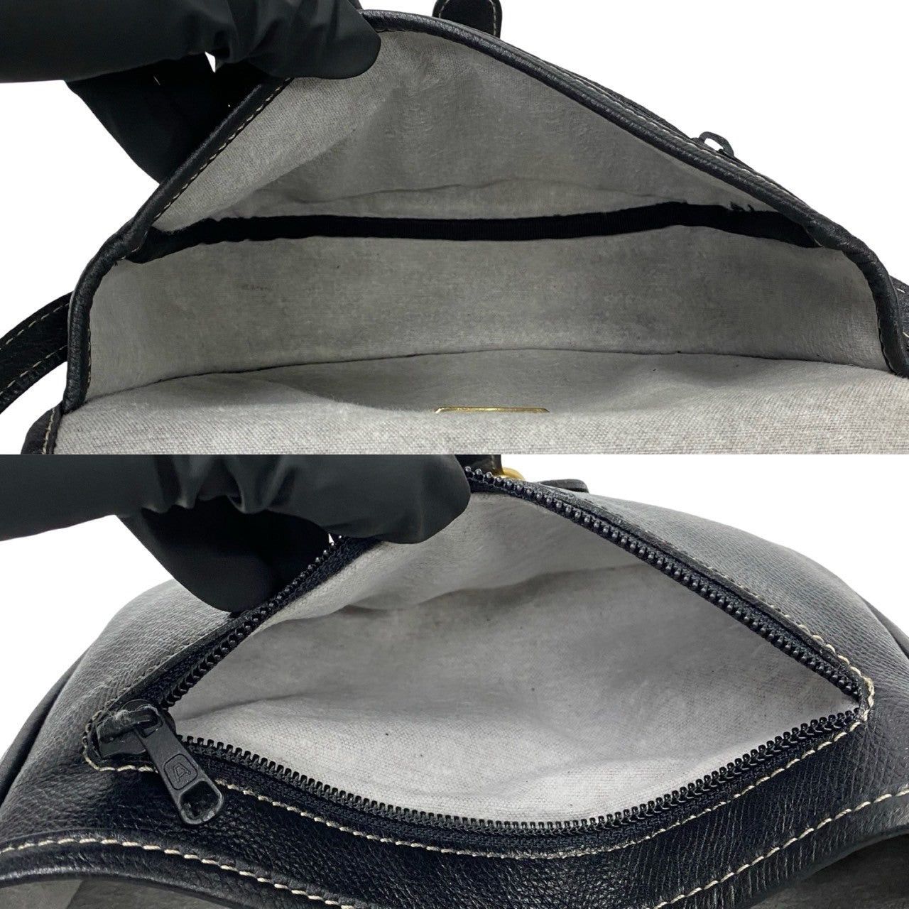 Loewe Loewe Shoulder Bag Black Leather Size ONE SIZE - 9 Thumbnail
