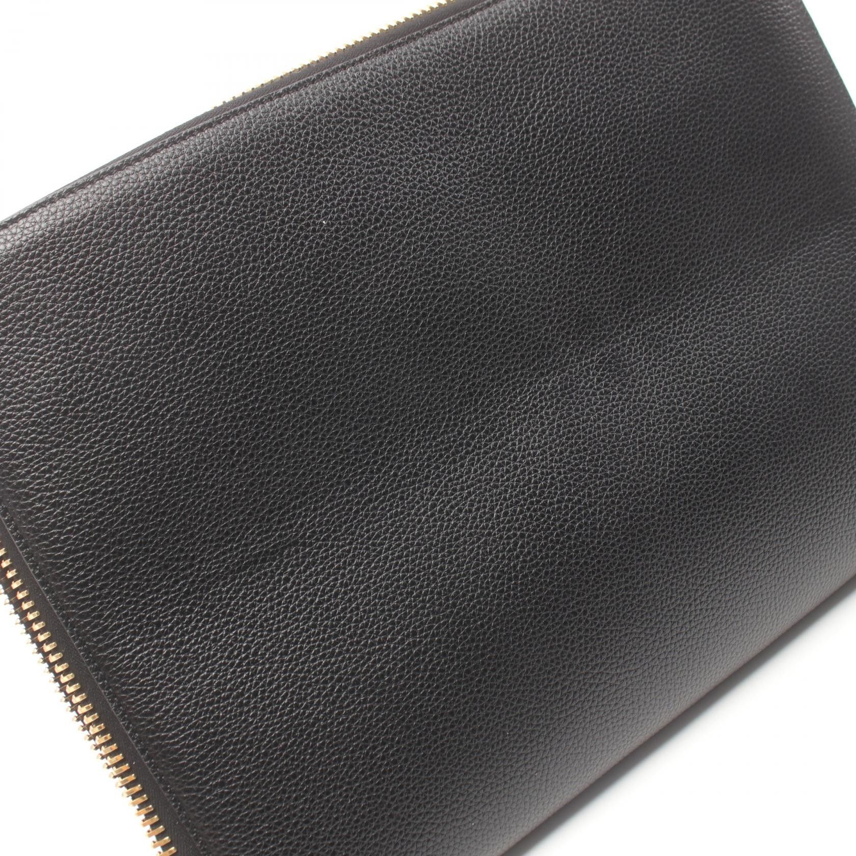 Tom Ford Tom Ford Clutch Bag Leather Black Size ONE SIZE - 5 Thumbnail