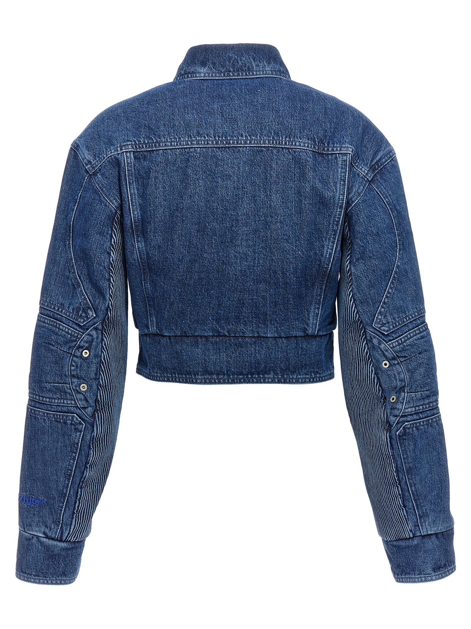 Off-White 'Motorcycle' Denim Jacket Size XS / US 0-2 / IT 36-38 - 2 Thumbnail