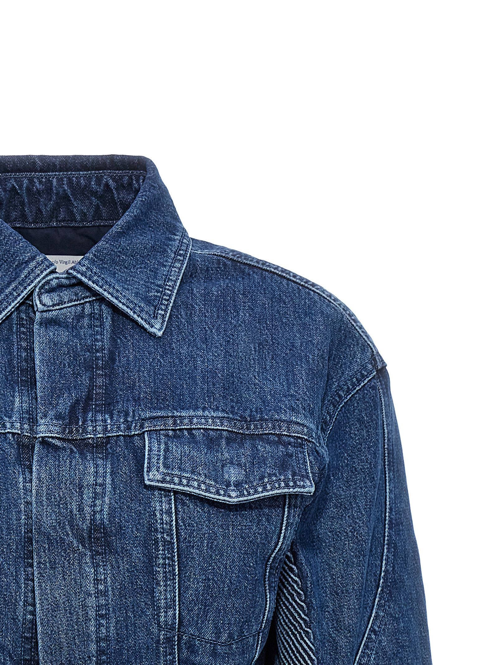 Off-White 'Motorcycle' Denim Jacket Size XS / US 0-2 / IT 36-38 - 3 Thumbnail