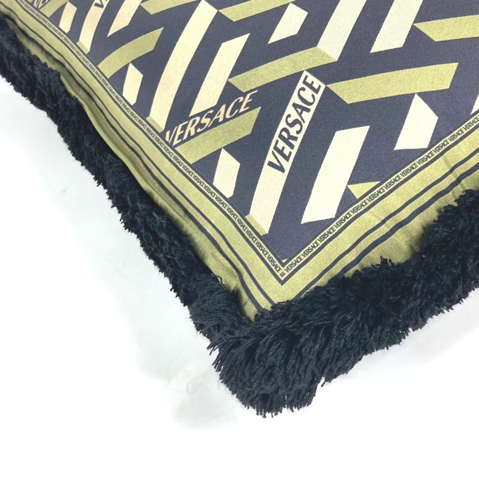 Versace VERSACE Medusa Pillow, Silk, Cushion, Men's, Women's, Blue Size ONE SIZE - 8 Thumbnail