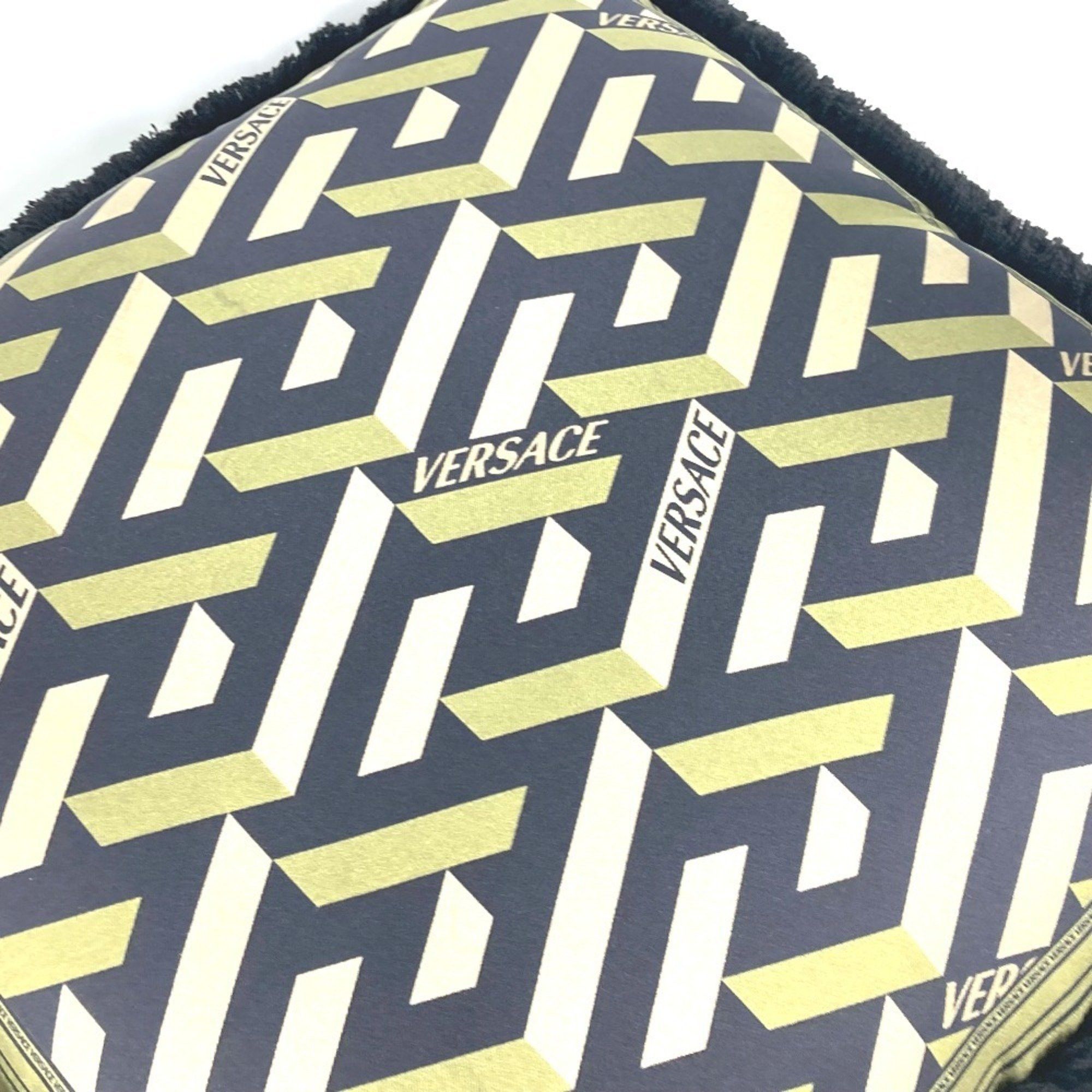 Versace VERSACE Medusa Pillow, Silk, Cushion, Men's, Women's, Blue Size ONE SIZE - 9 Thumbnail