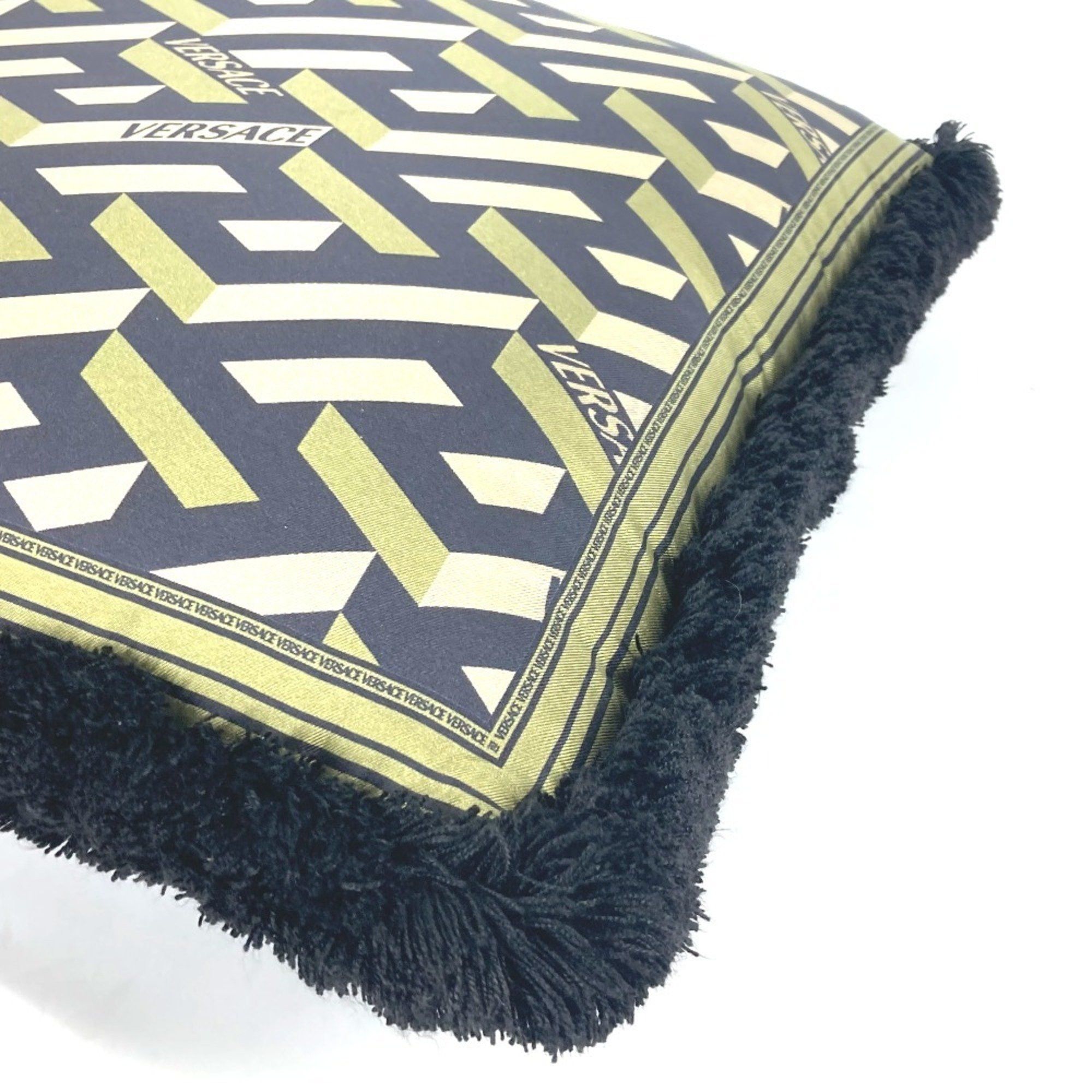 Versace VERSACE Medusa Pillow, Silk, Cushion, Men's, Women's, Blue Size ONE SIZE - 7 Thumbnail