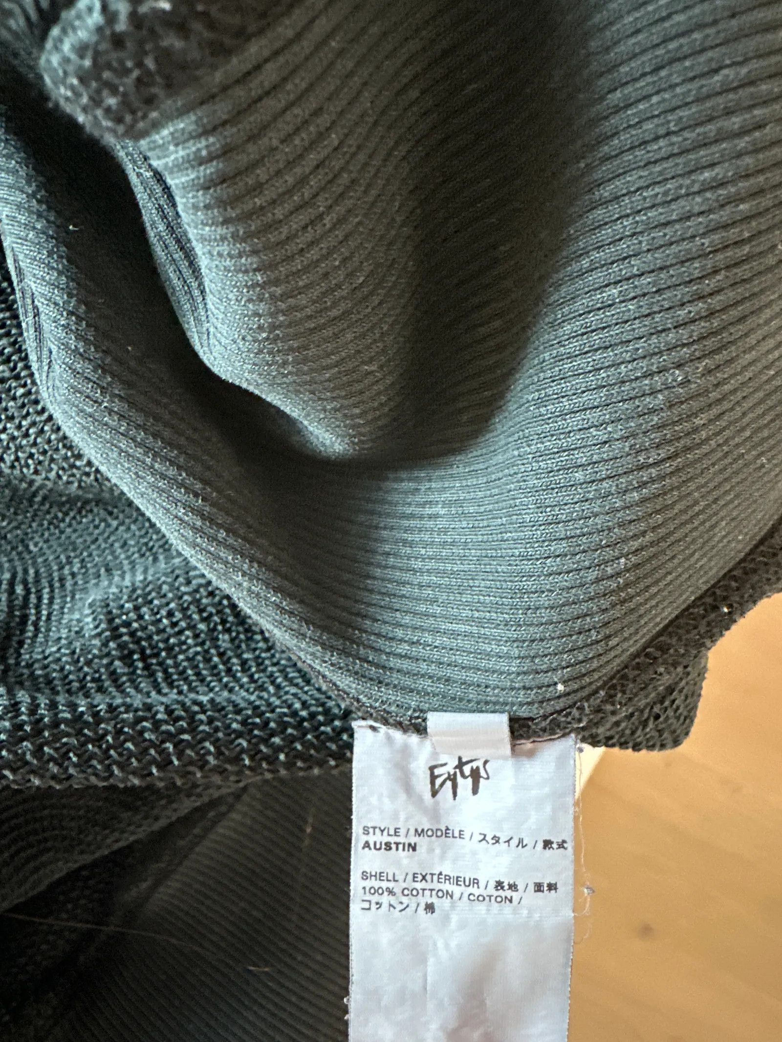 Eytys Eytys Austin Black Sweatshirt Size US L / EU 52-54 / 3 - 4 Thumbnail