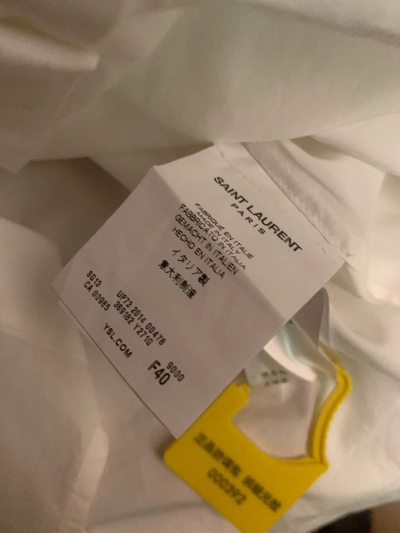 Saint Laurent Paris Pleated shirt