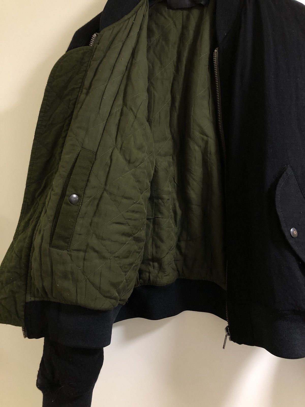 Haider Ackermann Black Wool Bomber Jacket | Grailed