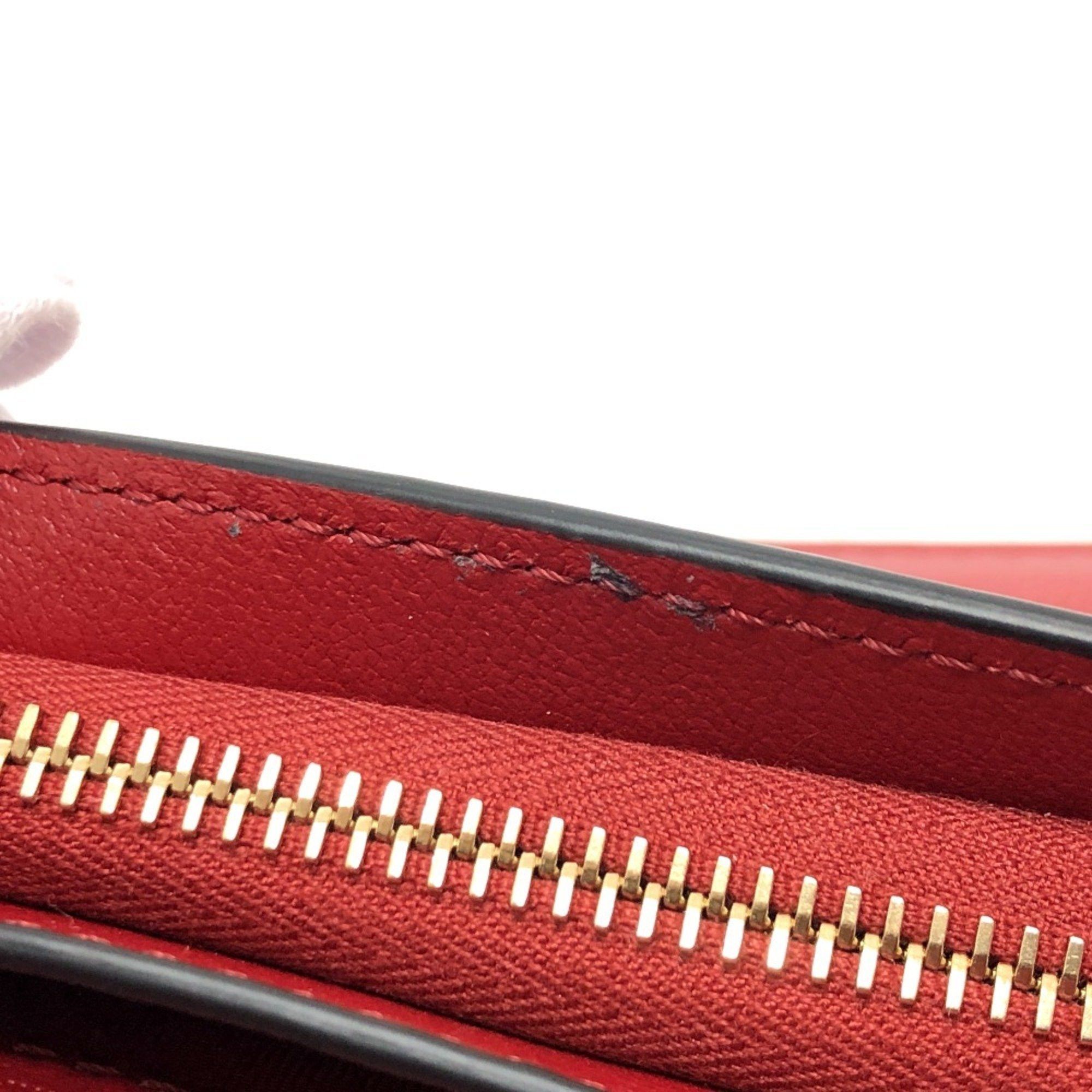 Valentino VALENTINO 5W2P0AE4VRF Rockstud Compact Wallet Bi-fold Leather Women's Red Size ONE SIZE - 11 Thumbnail