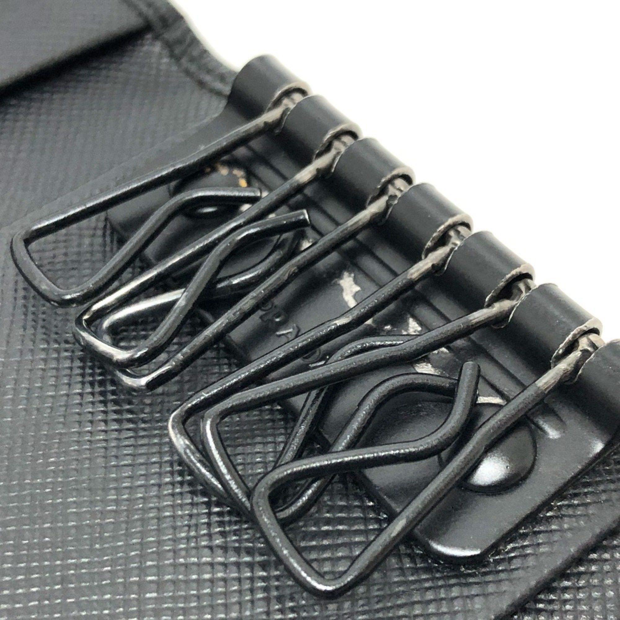 Prada PRADA Camouflage 6-Key Holder Long Key Case Nylon Women's Black Size ONE SIZE - 9 Thumbnail