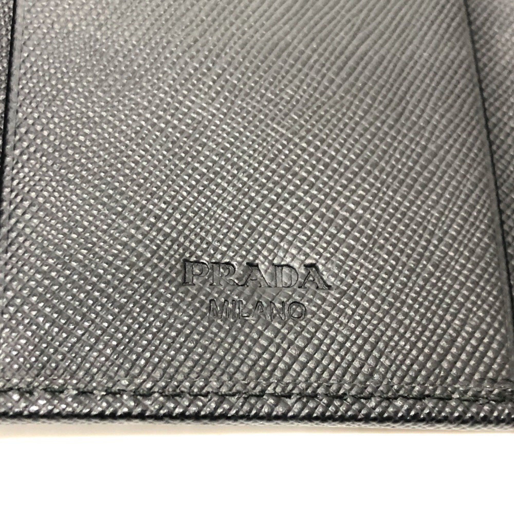 Prada PRADA Camouflage 6-Key Holder Long Key Case Nylon Women's Black Size ONE SIZE - 11 Thumbnail