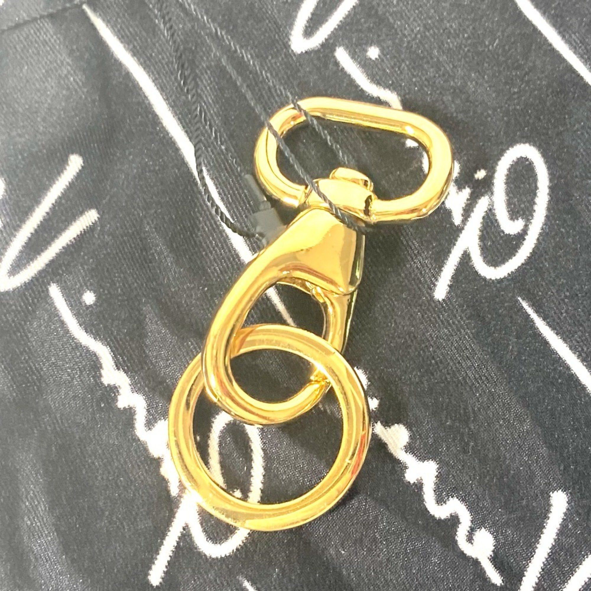 Versace VERSACE Scarf Bag Charm Keychain Silk Women's Black Size ONE SIZE - 9 Thumbnail