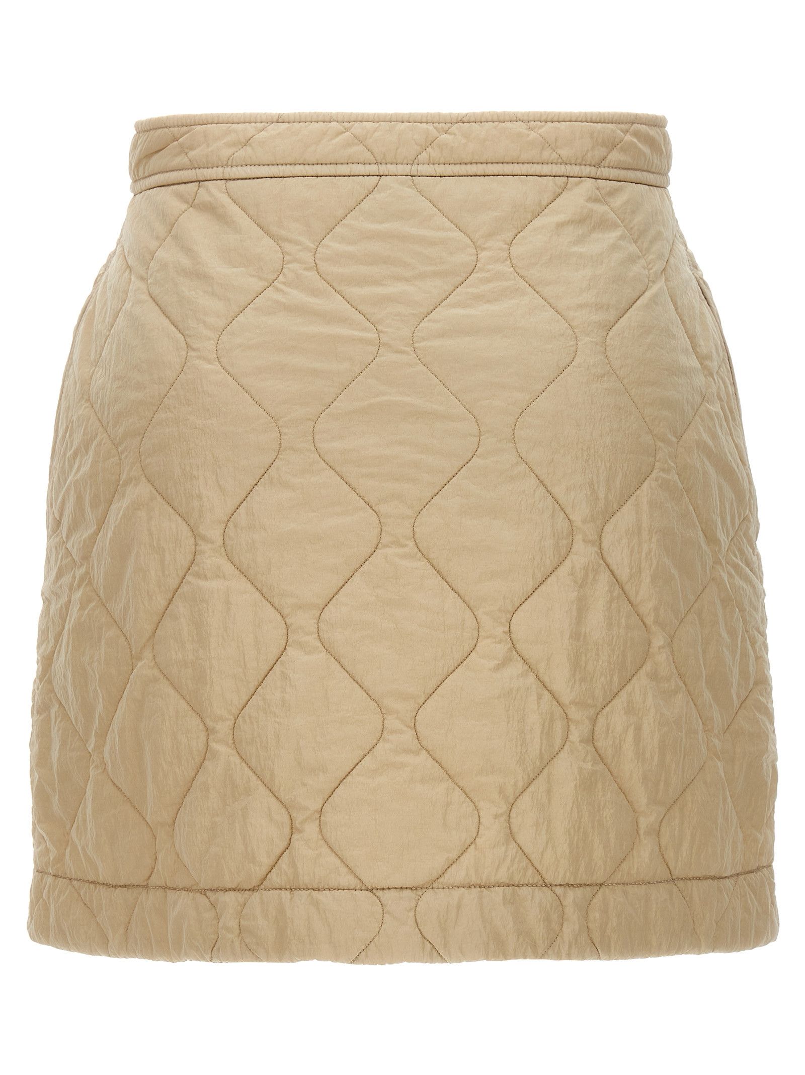 Burberry Quilted Nylon Skirt Size 26" / US 2 / IT 38 - 2 Thumbnail
