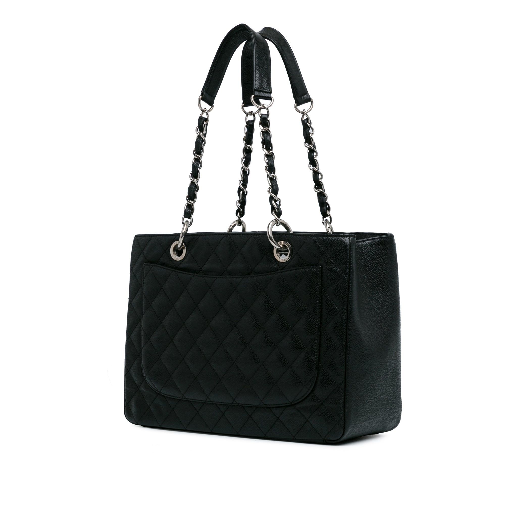 Chanel Chanel Caviar Grand Shopping Tote Black Size ONE SIZE - 2 Thumbnail