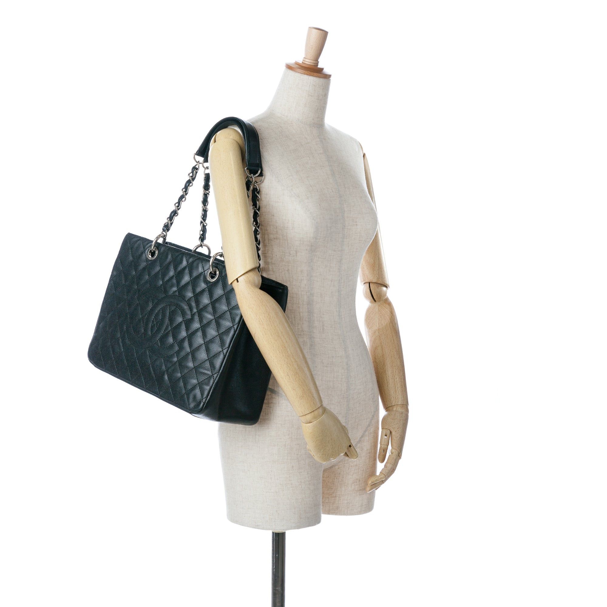 Chanel Chanel Caviar Grand Shopping Tote Black Size ONE SIZE - 11 Thumbnail