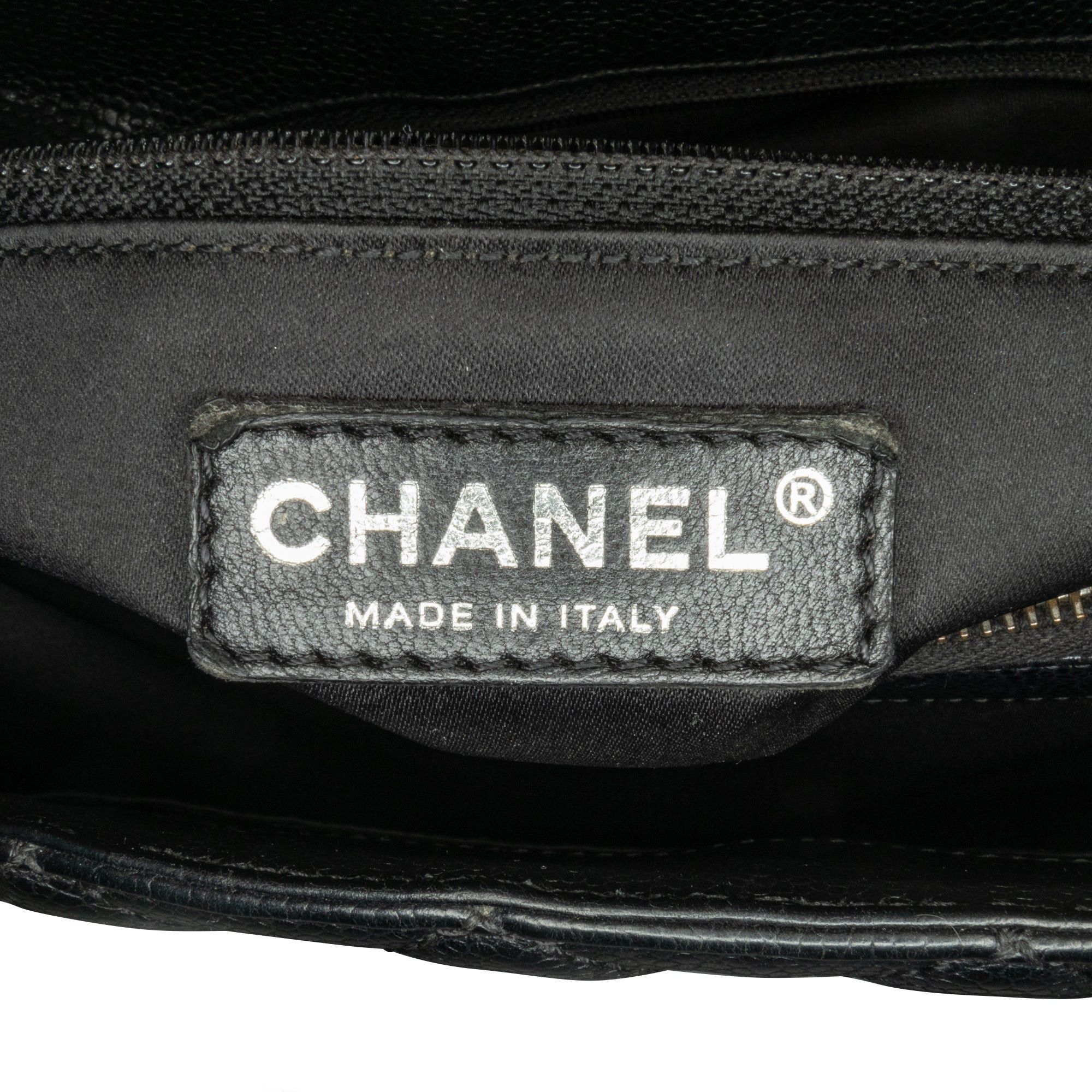 Chanel Chanel Caviar Grand Shopping Tote Black Size ONE SIZE - 7 Thumbnail
