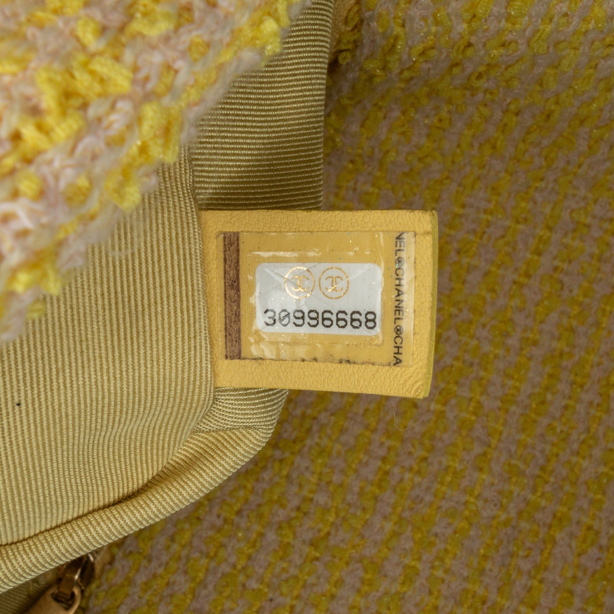 Chanel Chanel Medium Tweed 19 Flap Yellow Size ONE SIZE - 6 Thumbnail