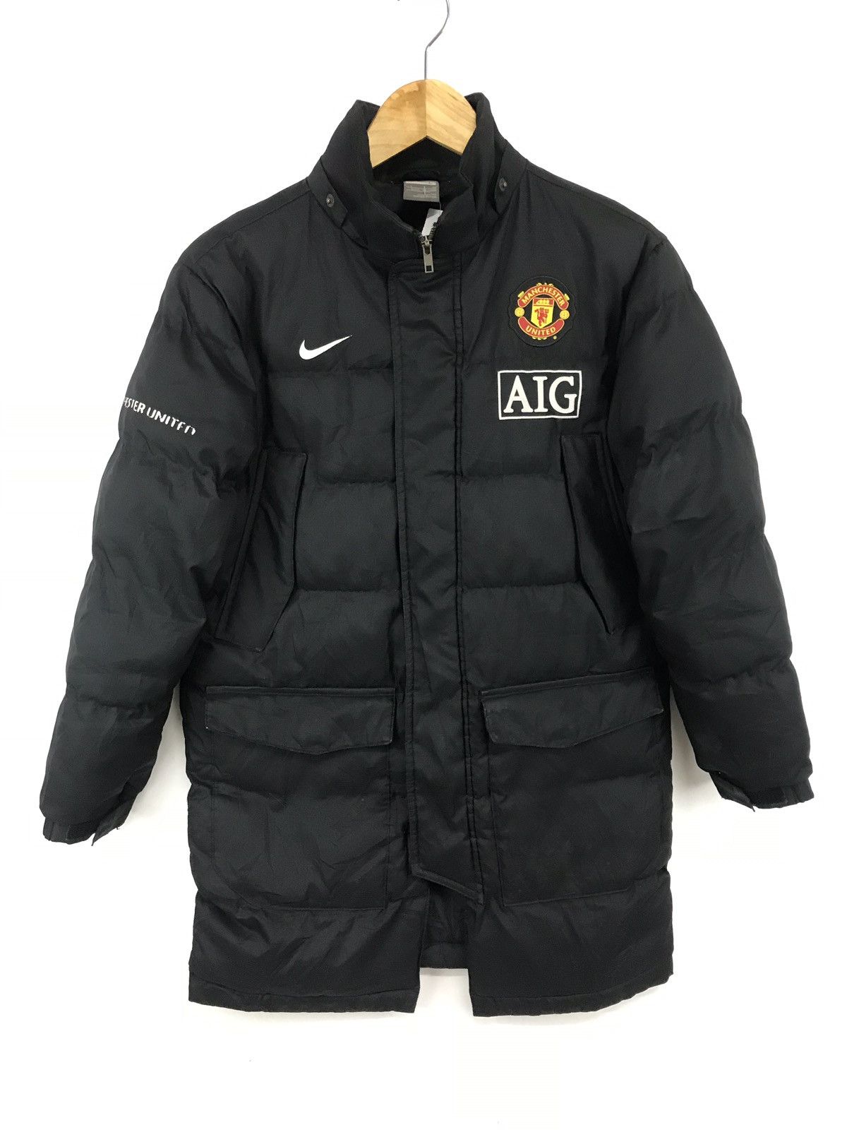 Nike Vintage Manchester United AIG puffer Jacket Size US L / EU 52-54 / 3 - 1 Preview