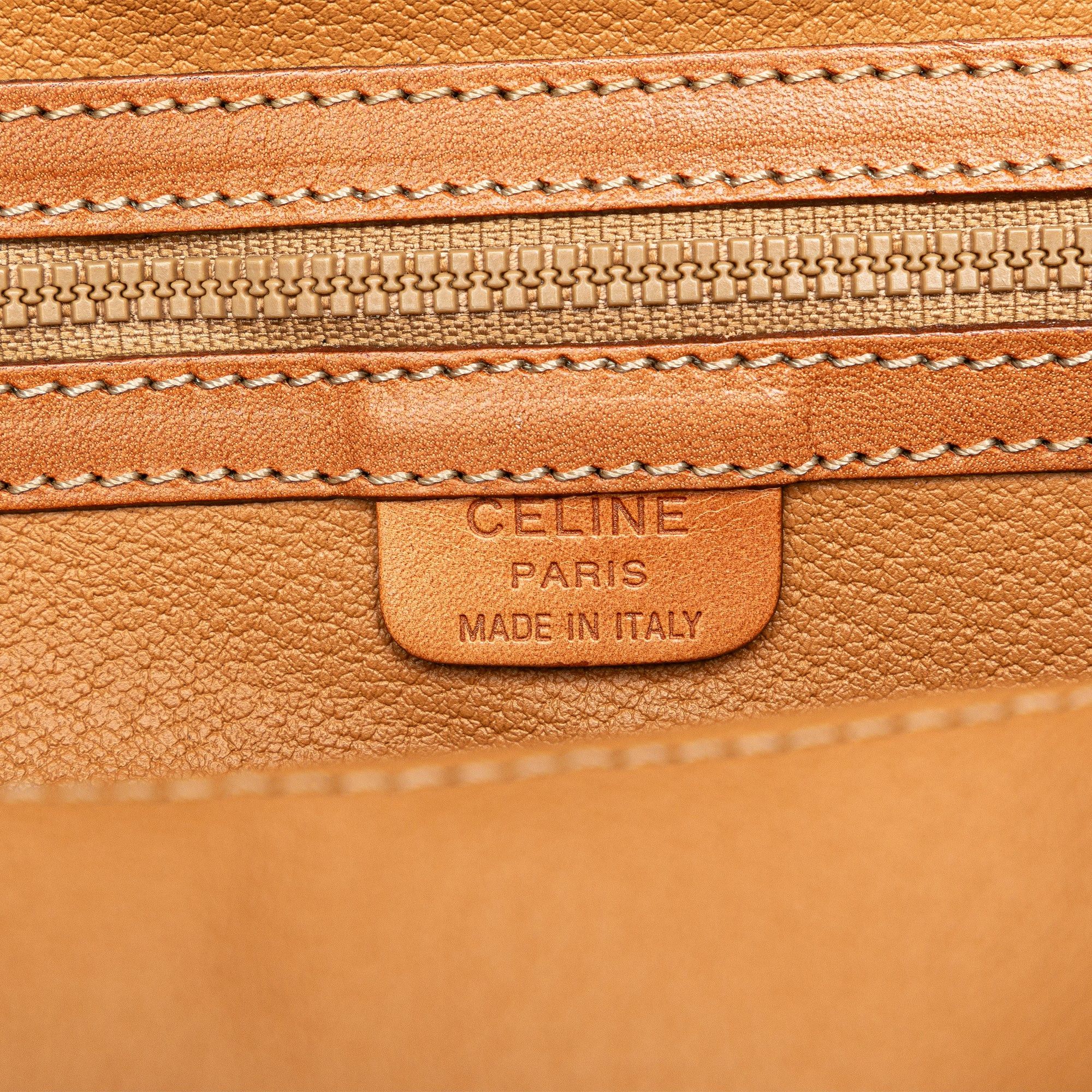 Celine Celine Macadam Satchel Brown Size ONE SIZE - 6 Thumbnail