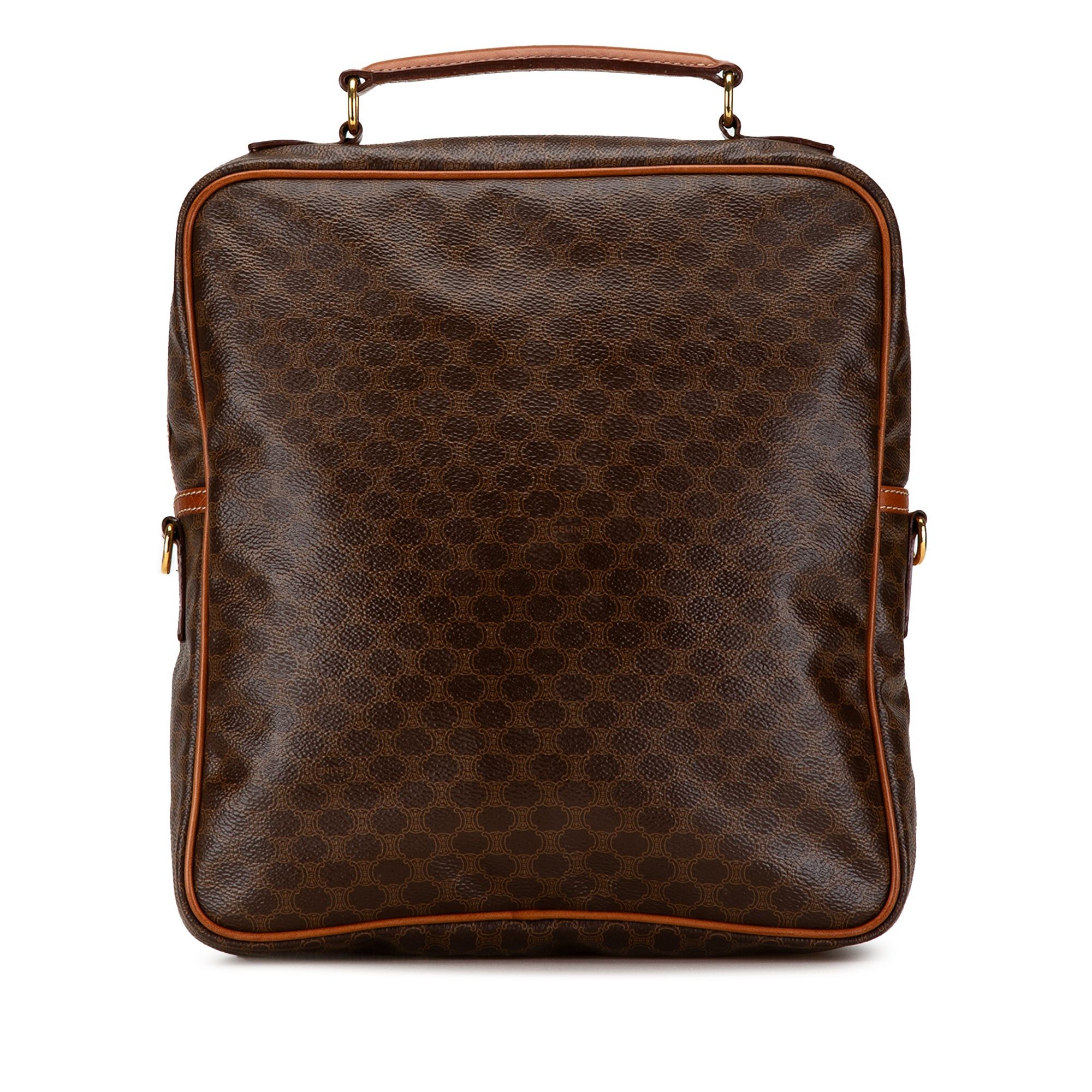 Celine Celine Macadam Satchel Brown Size ONE SIZE - 3 Thumbnail