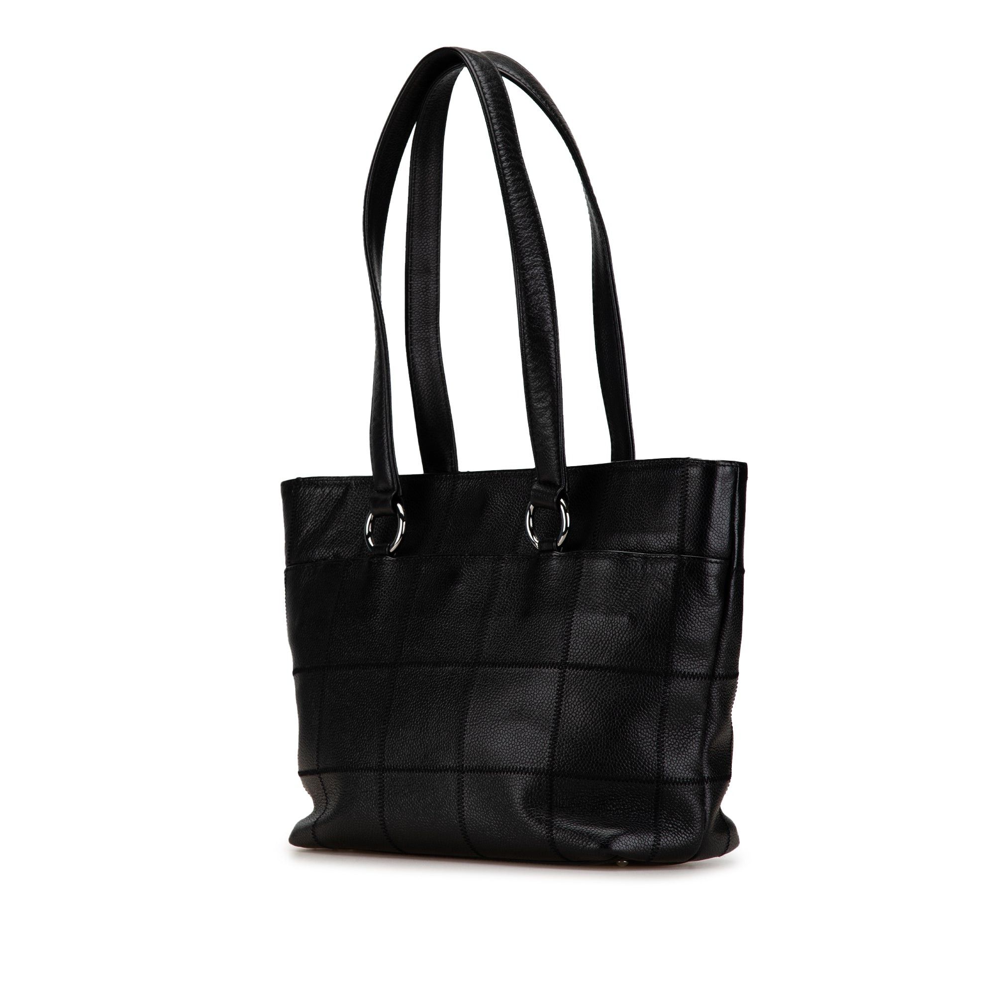 Chanel Chanel Caviar Choco Bar Tote Black Size ONE SIZE - 2 Thumbnail