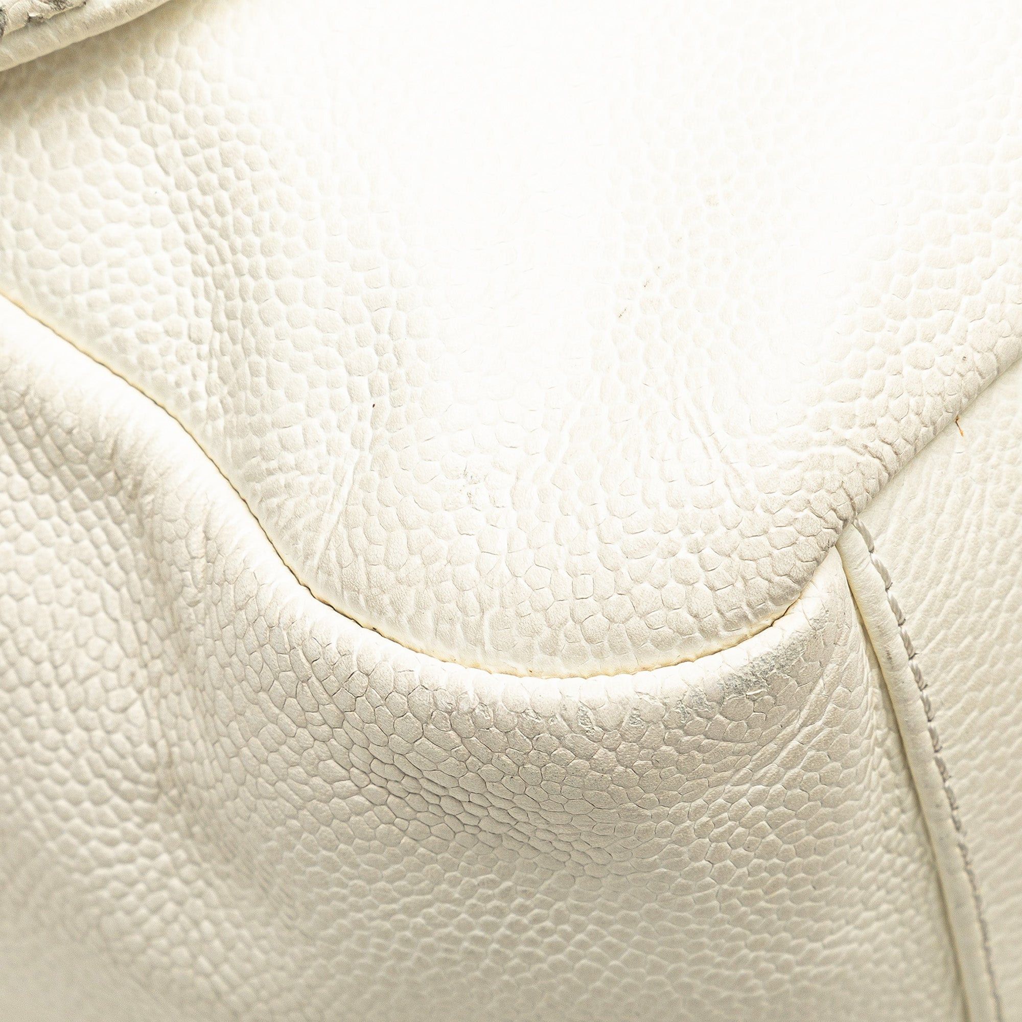 Chanel Chanel Caviar Perforated Hollywood Accordion Flap White Size ONE SIZE - 9 Thumbnail