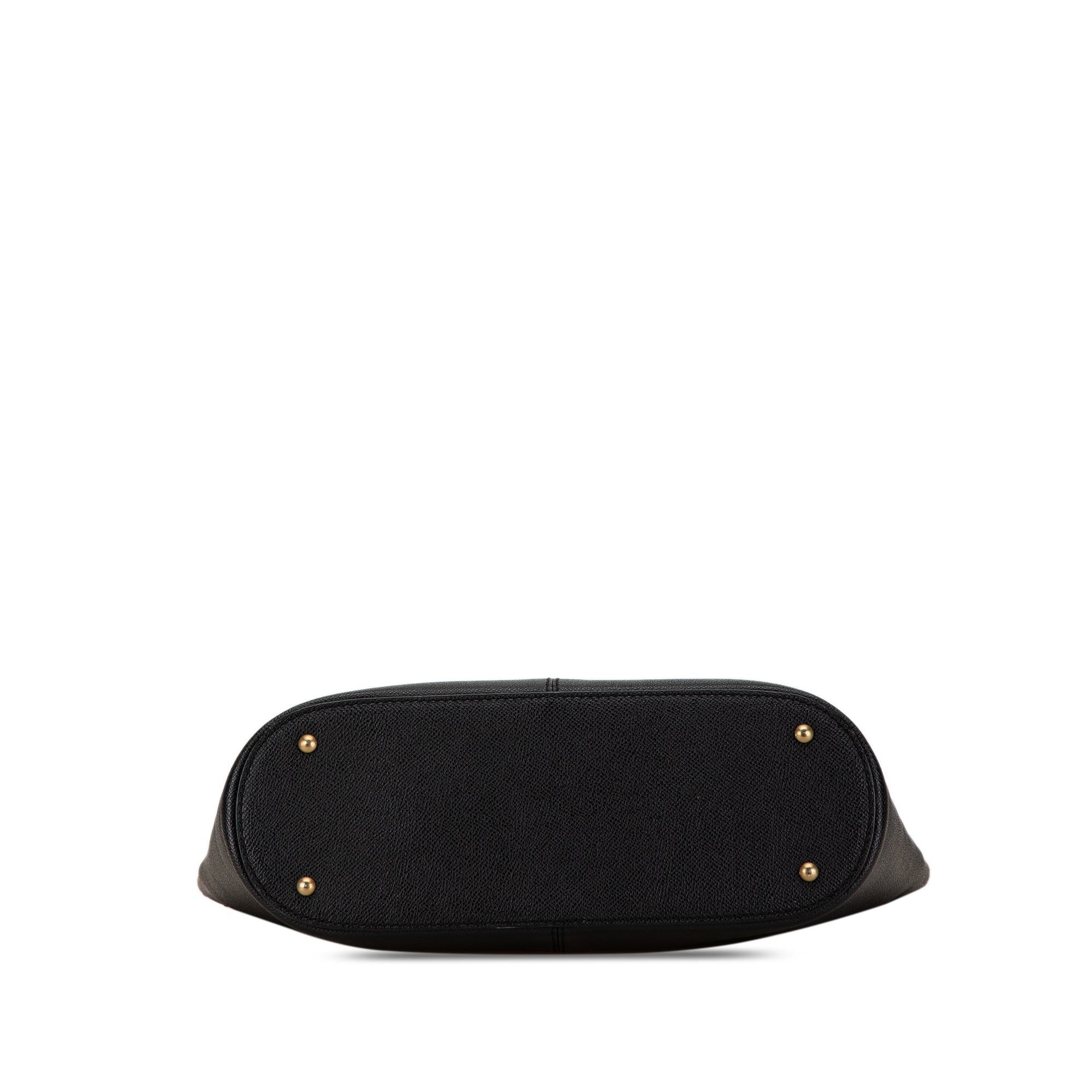 Chanel Chanel Caviar Tortoise Top Handle Tote Black Size ONE SIZE - 3 Thumbnail