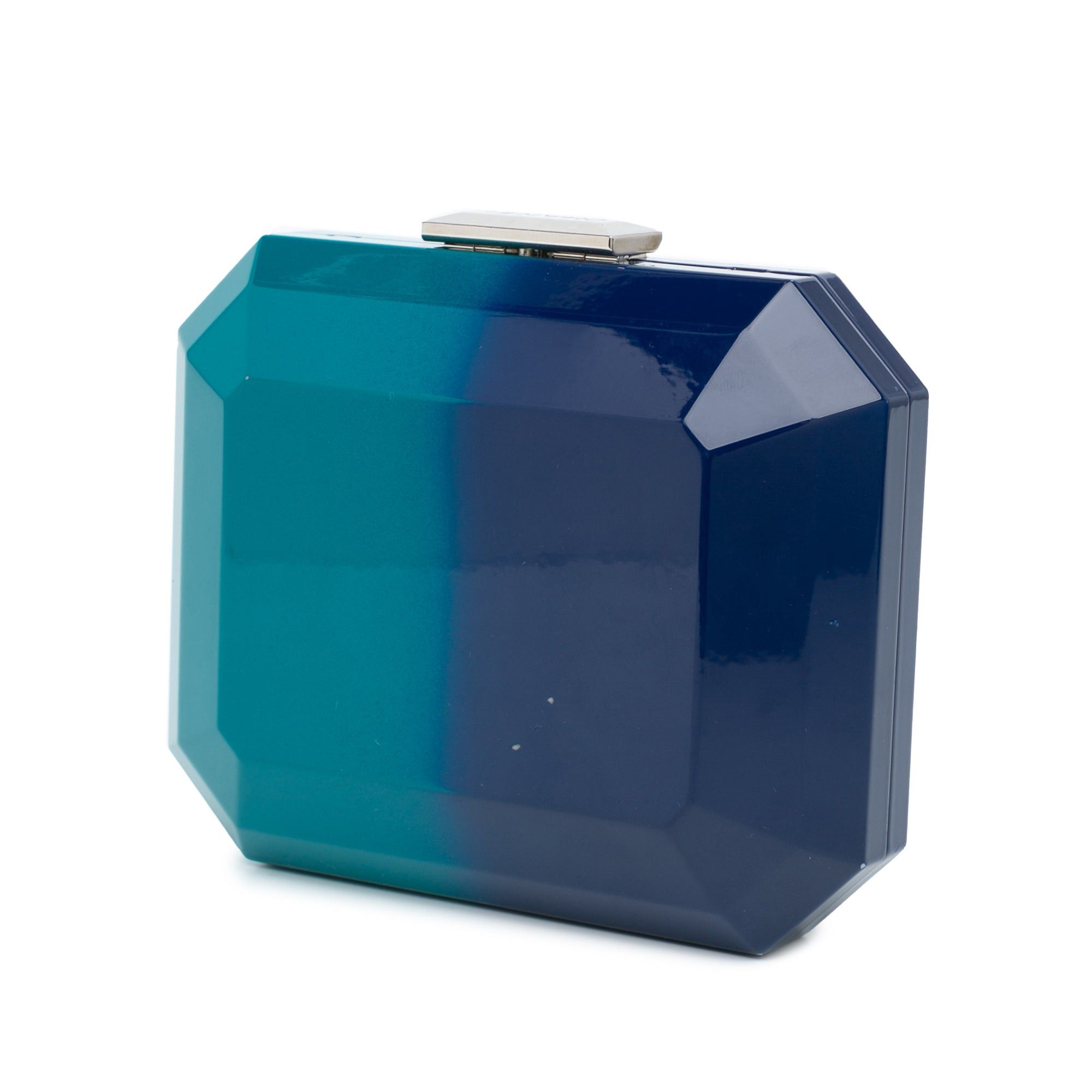 Chanel Chanel CC Ombre Plexiglass Clutch on Chain Blue Size ONE SIZE - 2 Thumbnail
