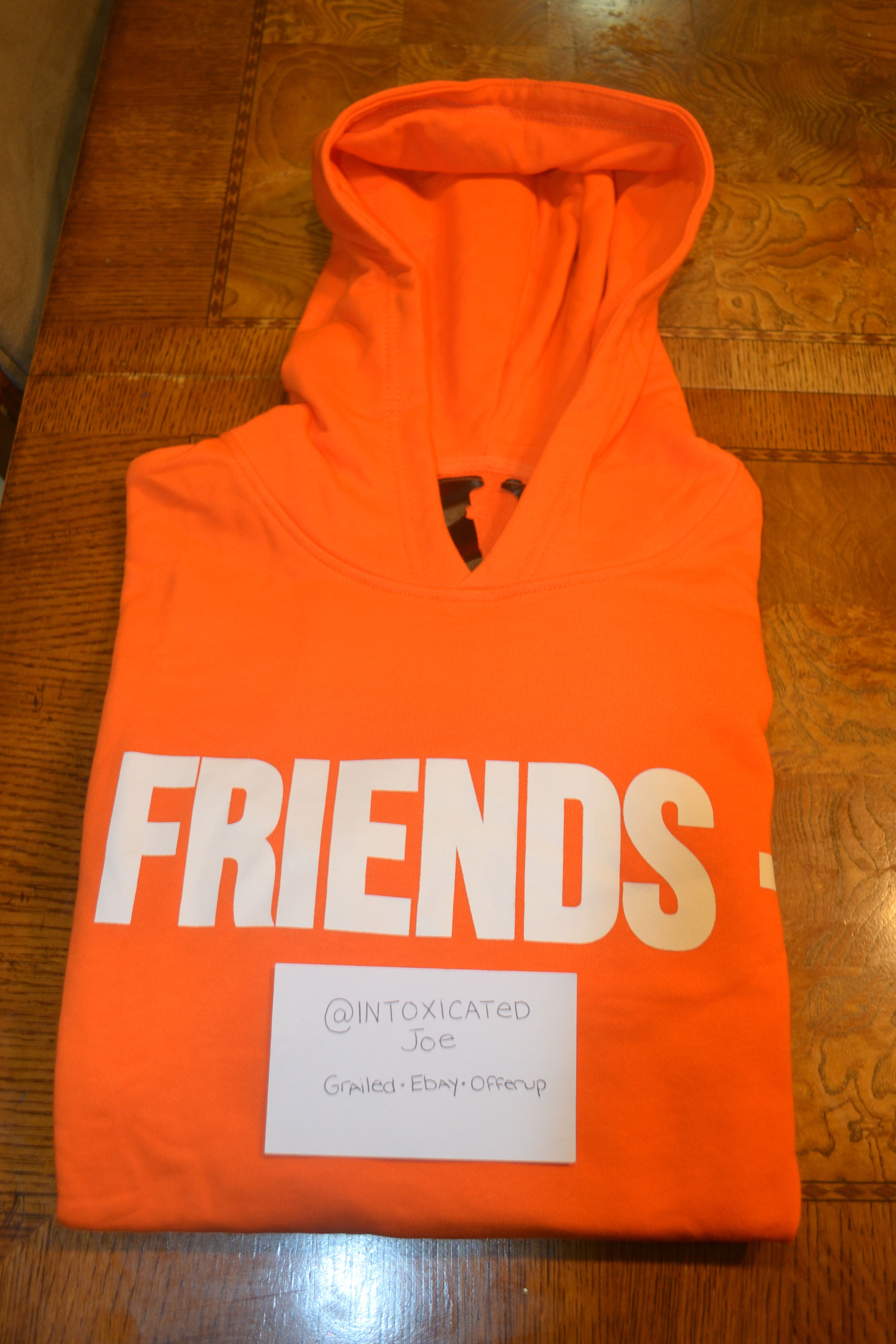 Vlone Vlone Orange FRIENDS Hoodie Grailed