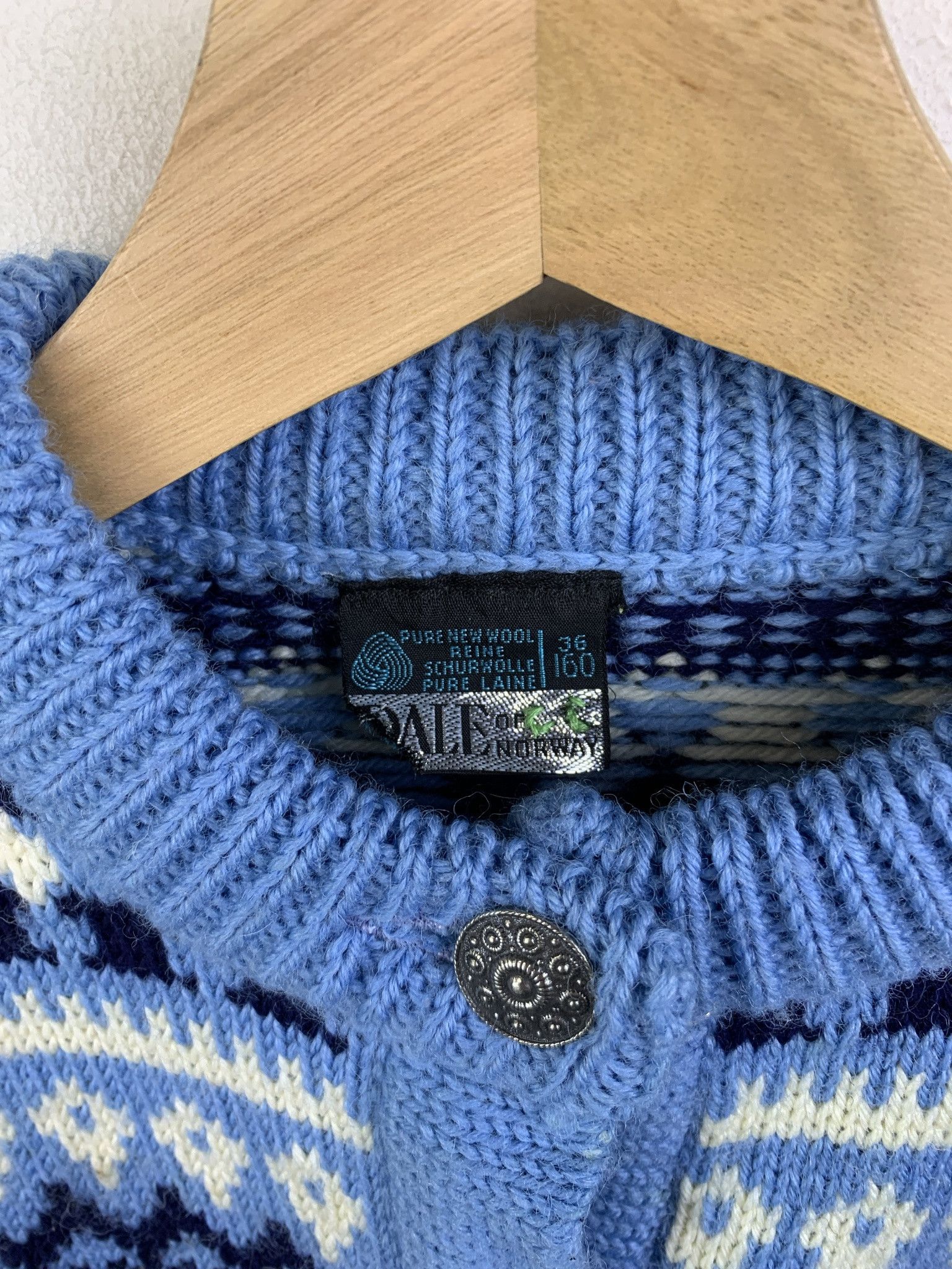 Other Vintage Dale of Norway Sky Patterned Knit Cardigan Size XS Size US XS / EU 42 / 0 - 2 Thumbnail
