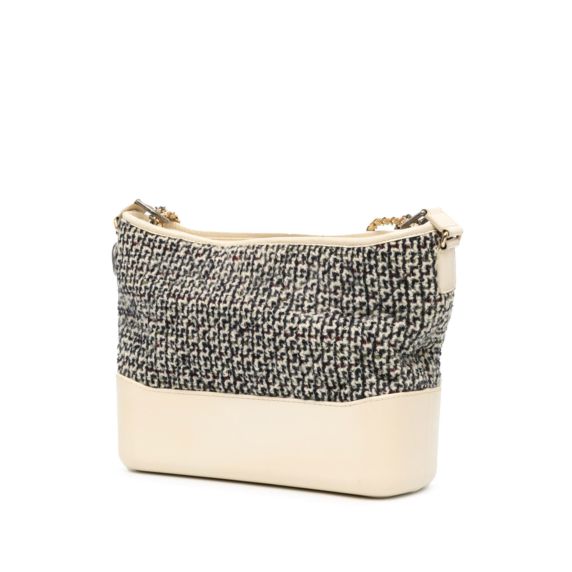 Chanel Chanel Medium Tweed and Lambskin Gabrielle Crossbody Blue Size ONE SIZE - 2 Thumbnail