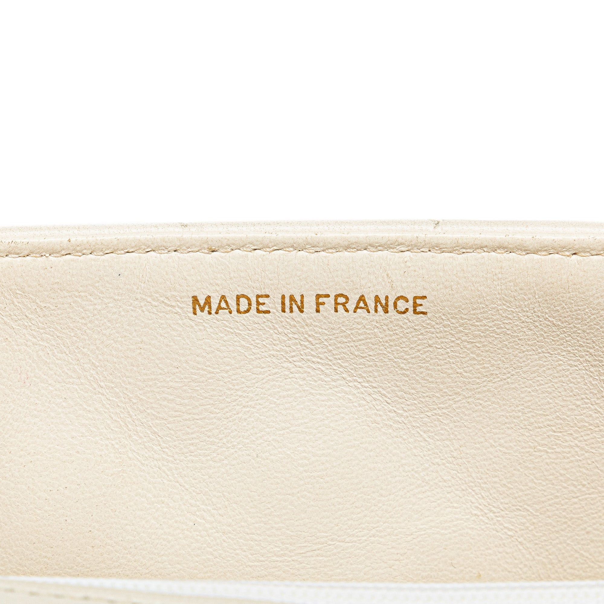 Chanel Chanel Mini Square Classic Lambskin Single Flap White Size ONE SIZE - 5 Thumbnail