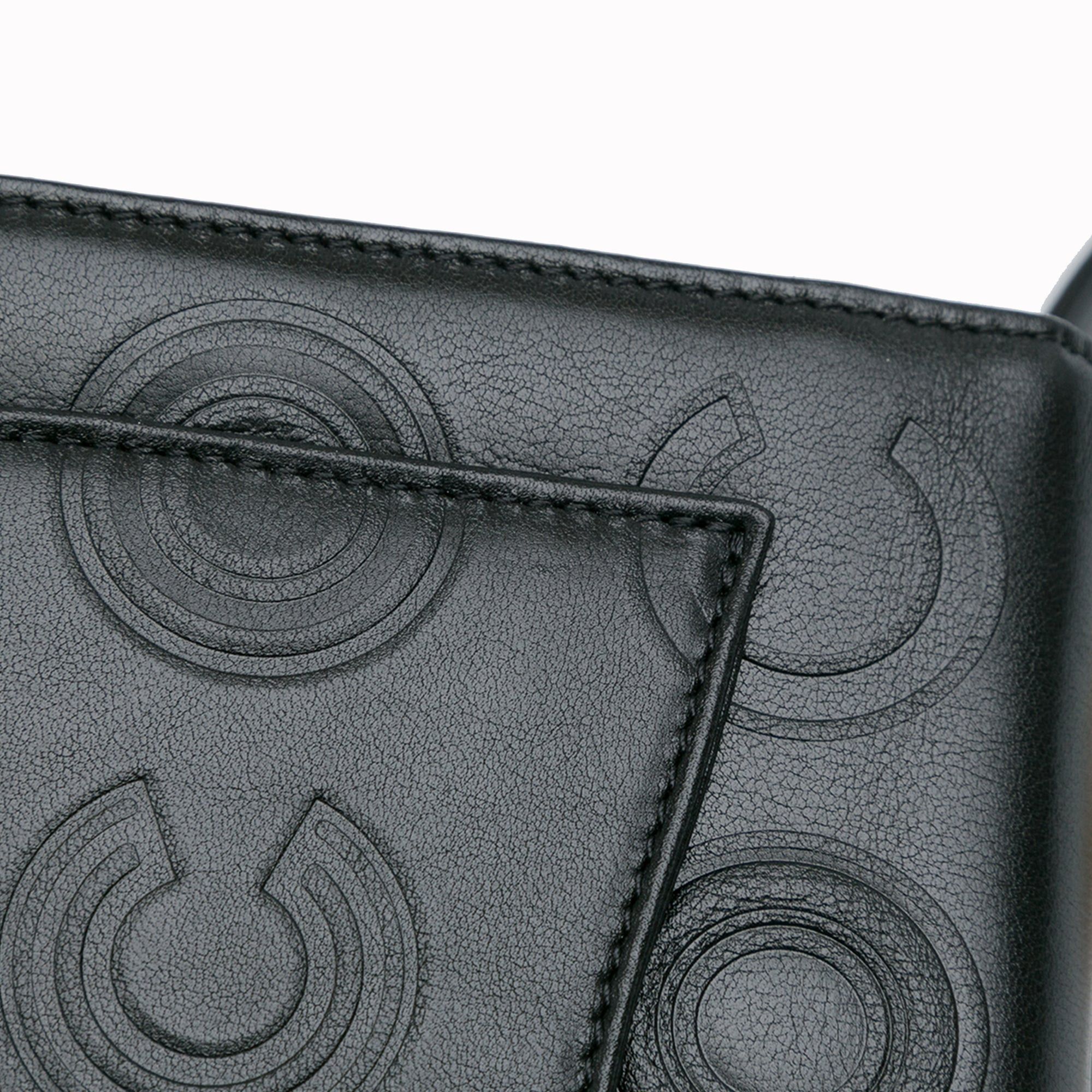 Chanel Chanel Mini Square Coco Embossed Calfskin Flap Black Size ONE SIZE - 9 Thumbnail