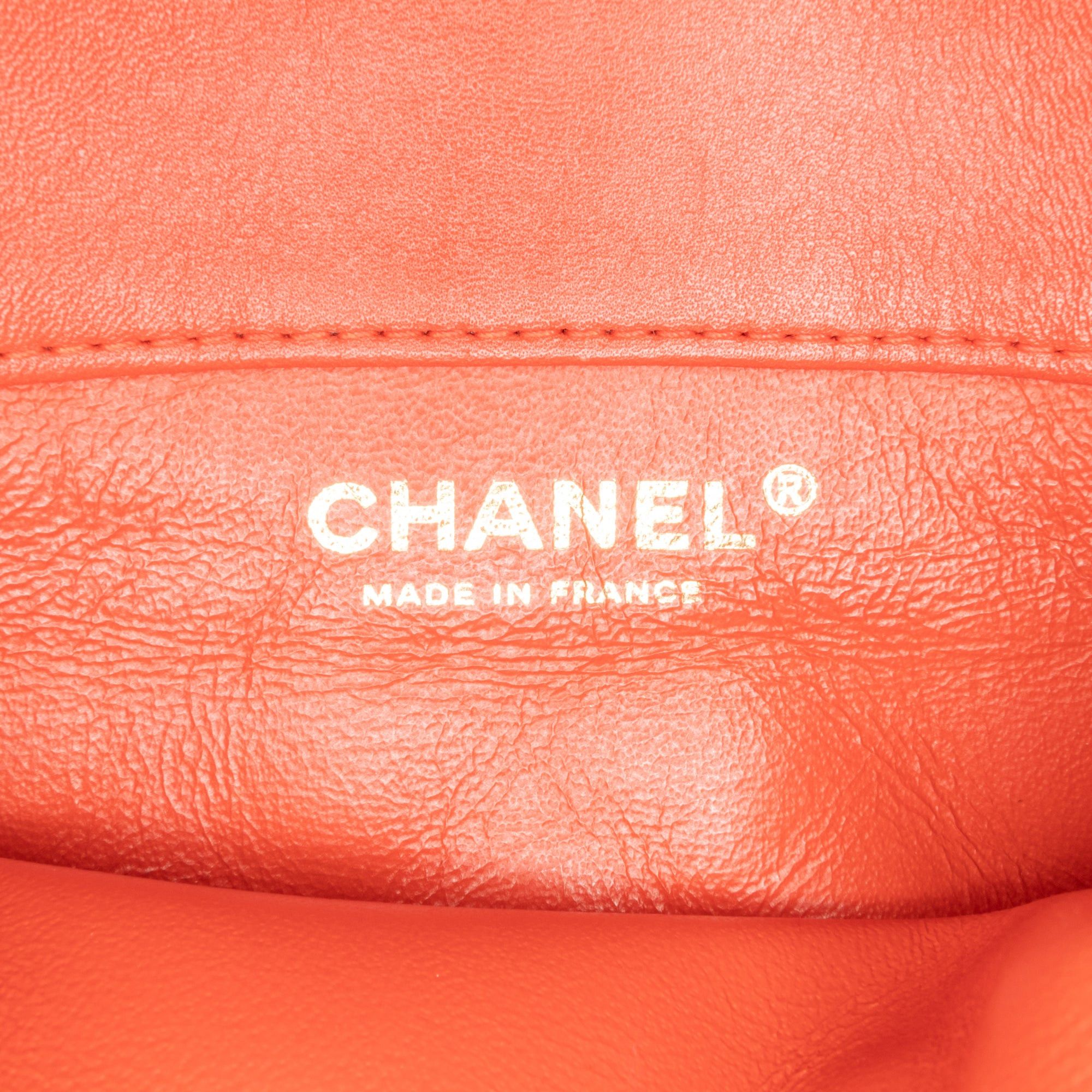 Chanel Chanel Quilted Lambskin Knock on Wood Satchel Red Size ONE SIZE - 5 Thumbnail