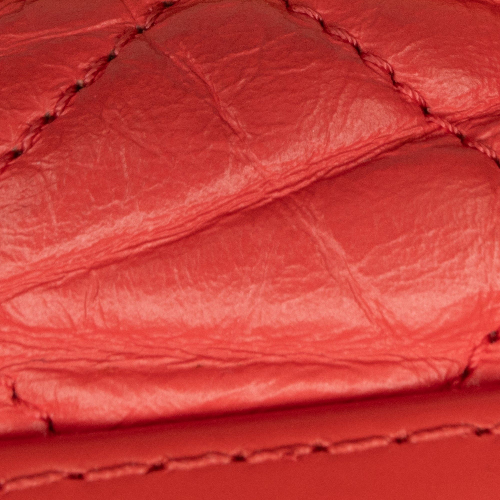 Chanel Chanel Small Aged Calfskin Gabrielle Crossbody Red Size ONE SIZE - 7 Thumbnail